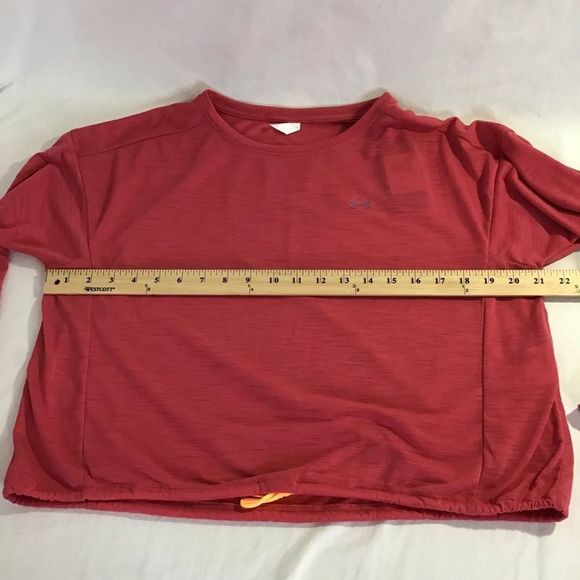 New Under Armour Heatgear Whisperlight Cropped Top - Picture 7 of 8